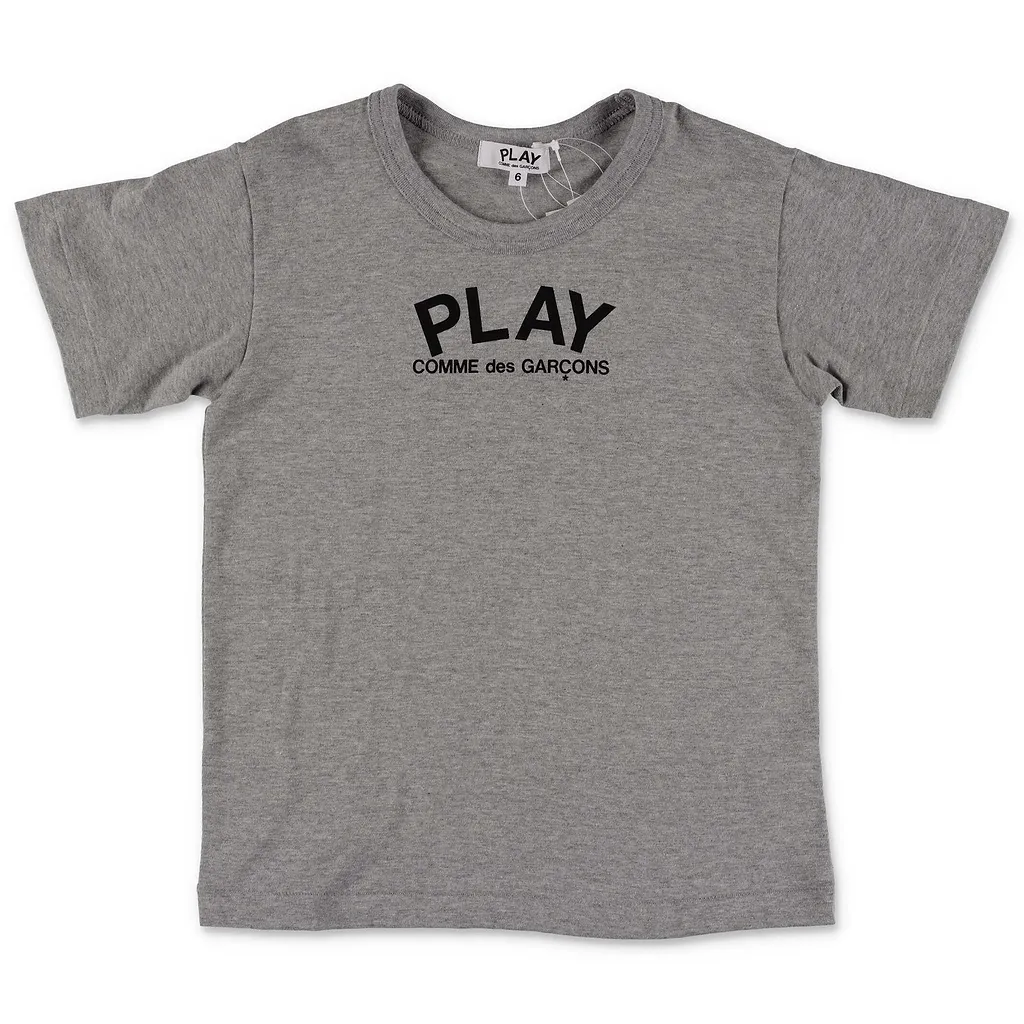 Comme Des GarÇOns Play Kids Logo Printed T-Shirt