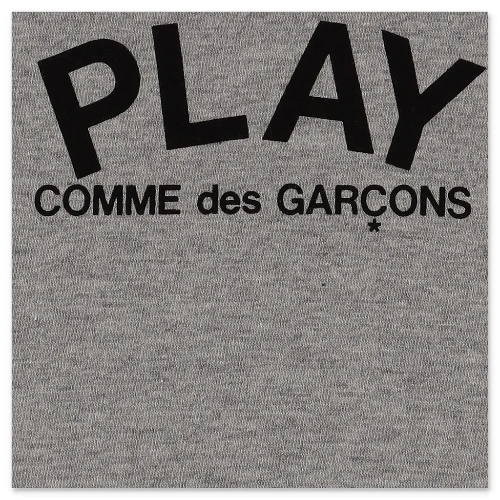 Comme Des GarÇOns Play Kids Logo Printed T-Shirt