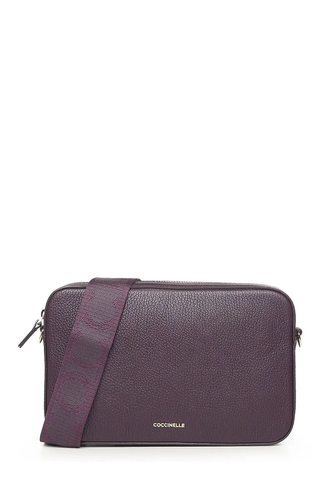 Coccinelle Tebe Logo Printed Crossbody Bag