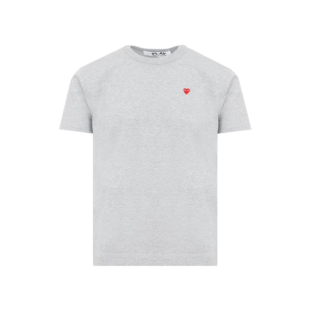 Comme Des GarÇOns Play Small Heart Patch Crewneck T-Shirt