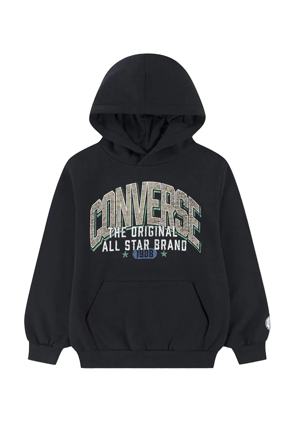 Kids Logo Printed Long-Sleeved Hoodie