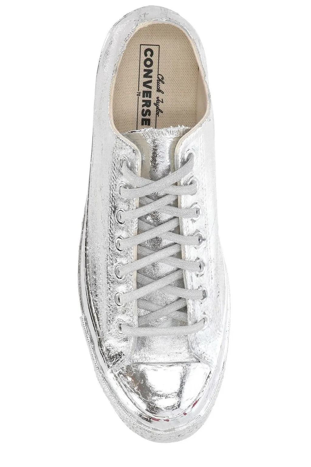 Converse Cracked-Finish Low-Top Sneakers