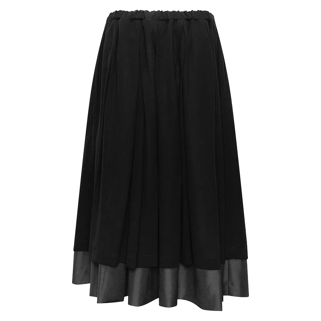 Pleated Midi Skirt