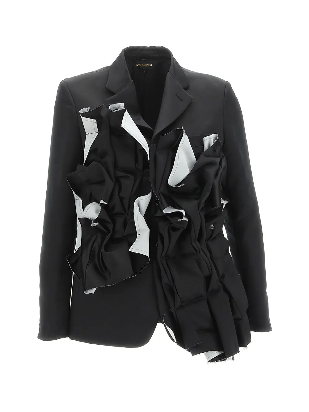 Comme Des GarÇOns Ruched Buttoned Jacket