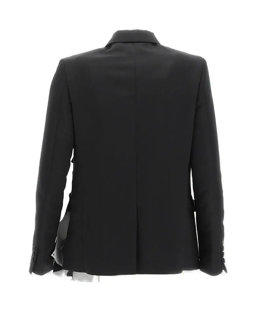 Comme Des GarÇOns Ruched Buttoned Jacket