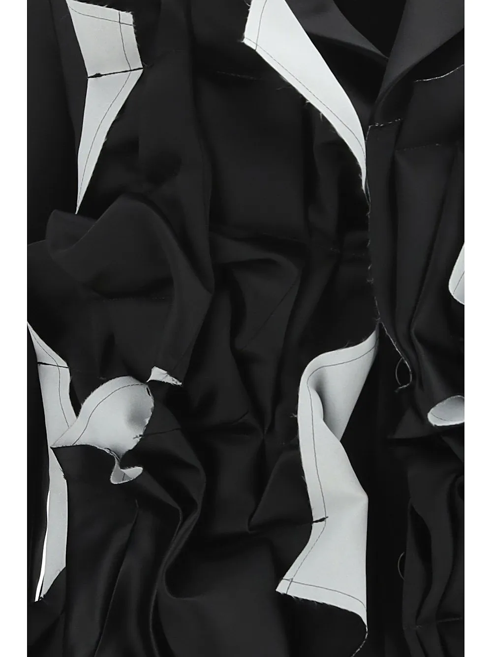 Comme Des GarÇOns Ruched Buttoned Jacket