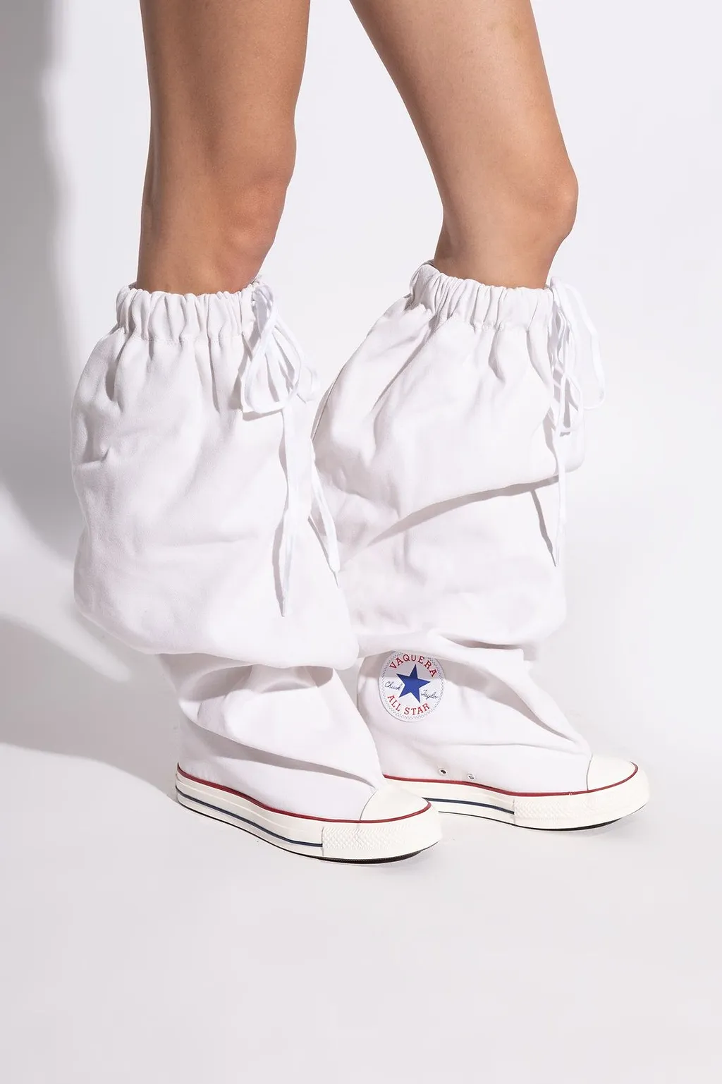 Converse Vaquera Drawstring High-Top Sneakers