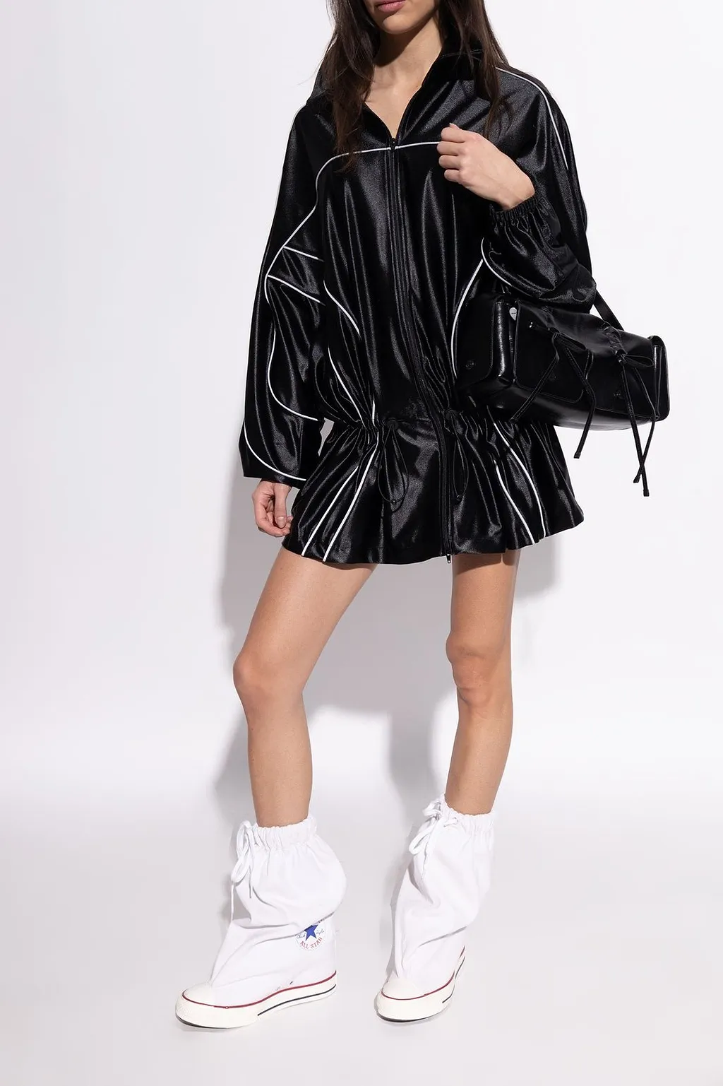 Converse Vaquera Drawstring High-Top Sneakers