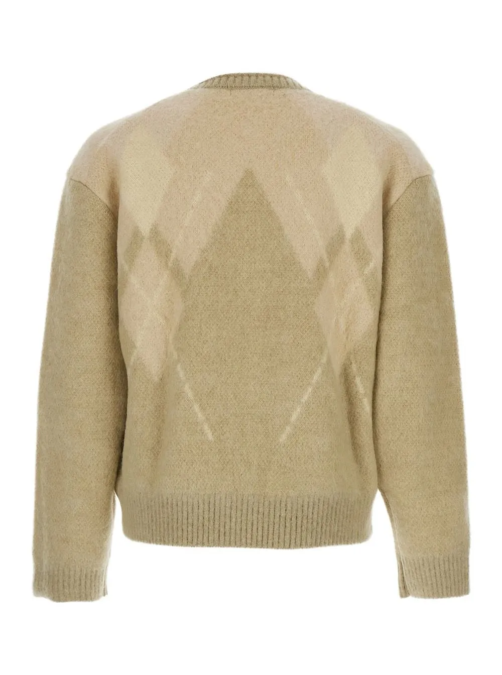 Argyle Crewneck Knitted Sweater