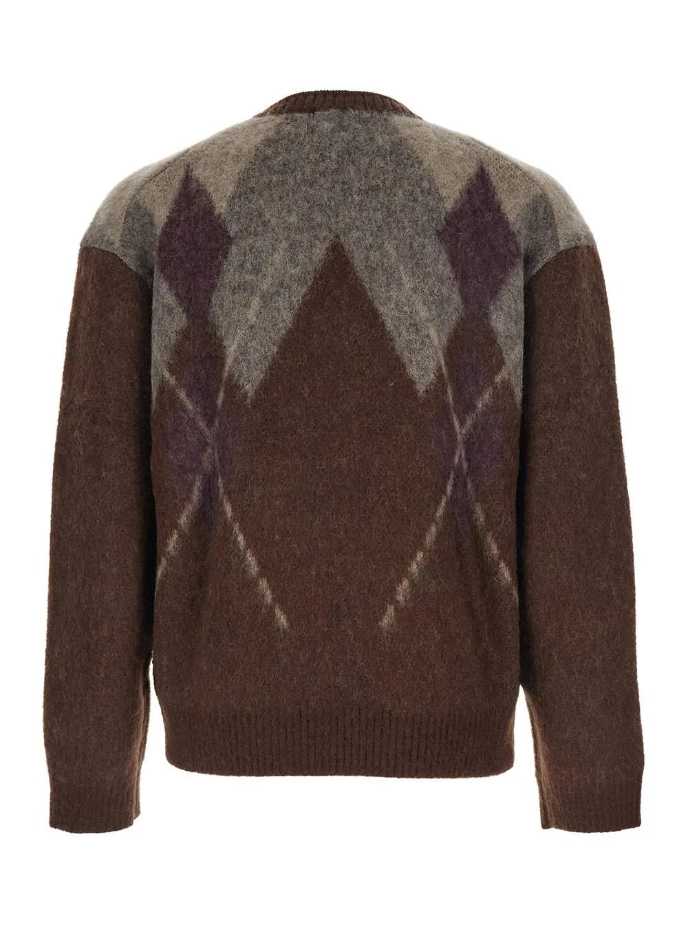 Coor Argyle Crewneck Knitted Sweater