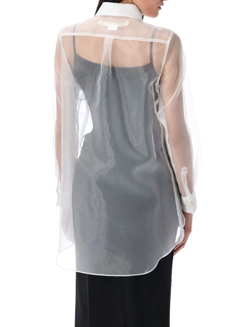 Comme Des GarÇOns Sheer Long-Sleeved Shirt
