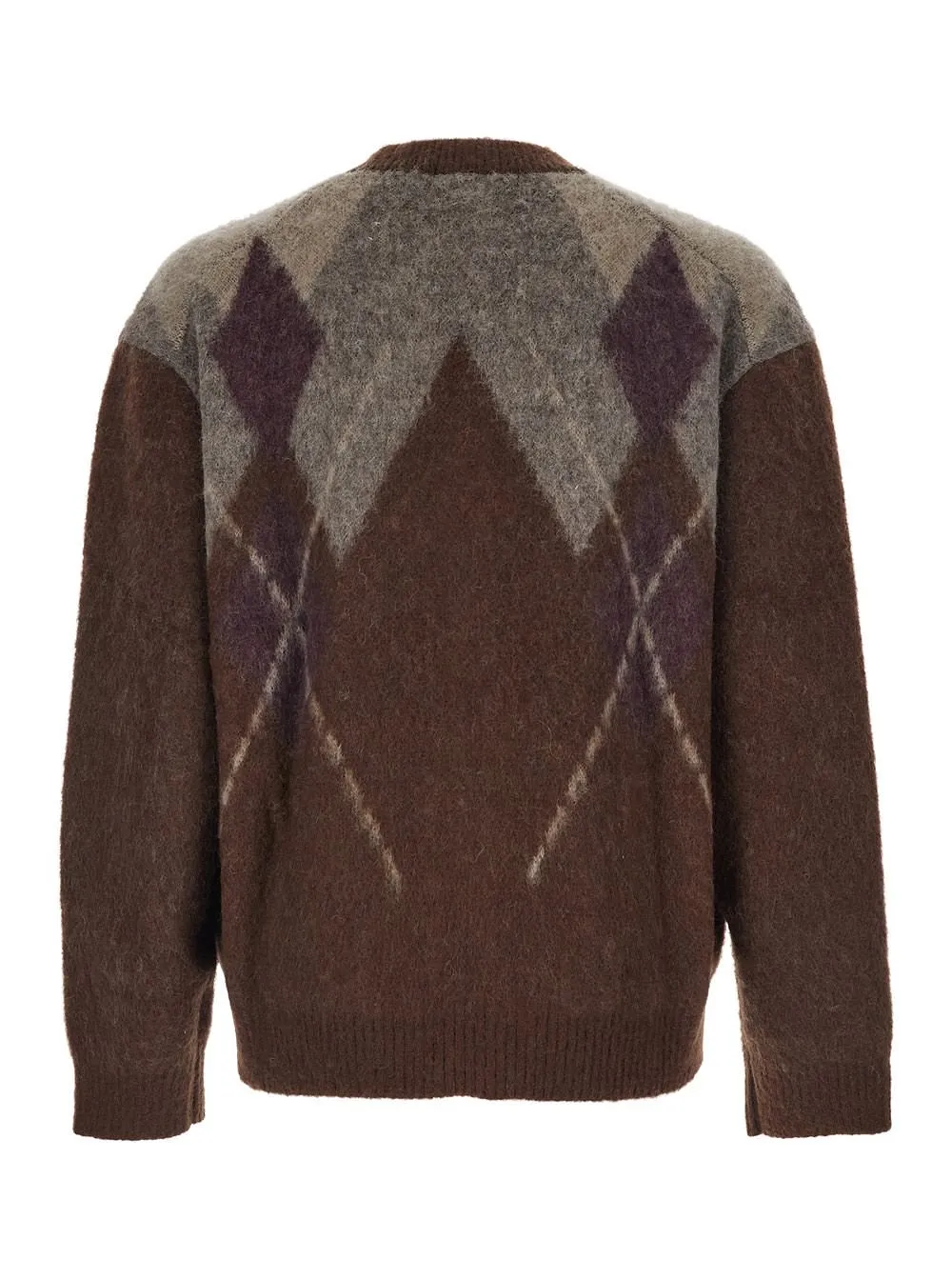 Coor Argyle V-Neck Cardigan