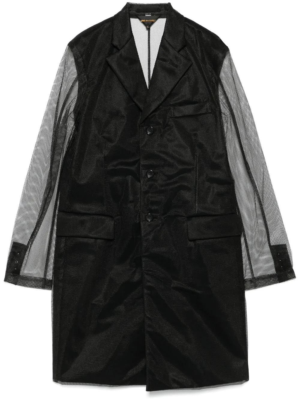Comme Des GarÇOns Sheer Panelled Coat