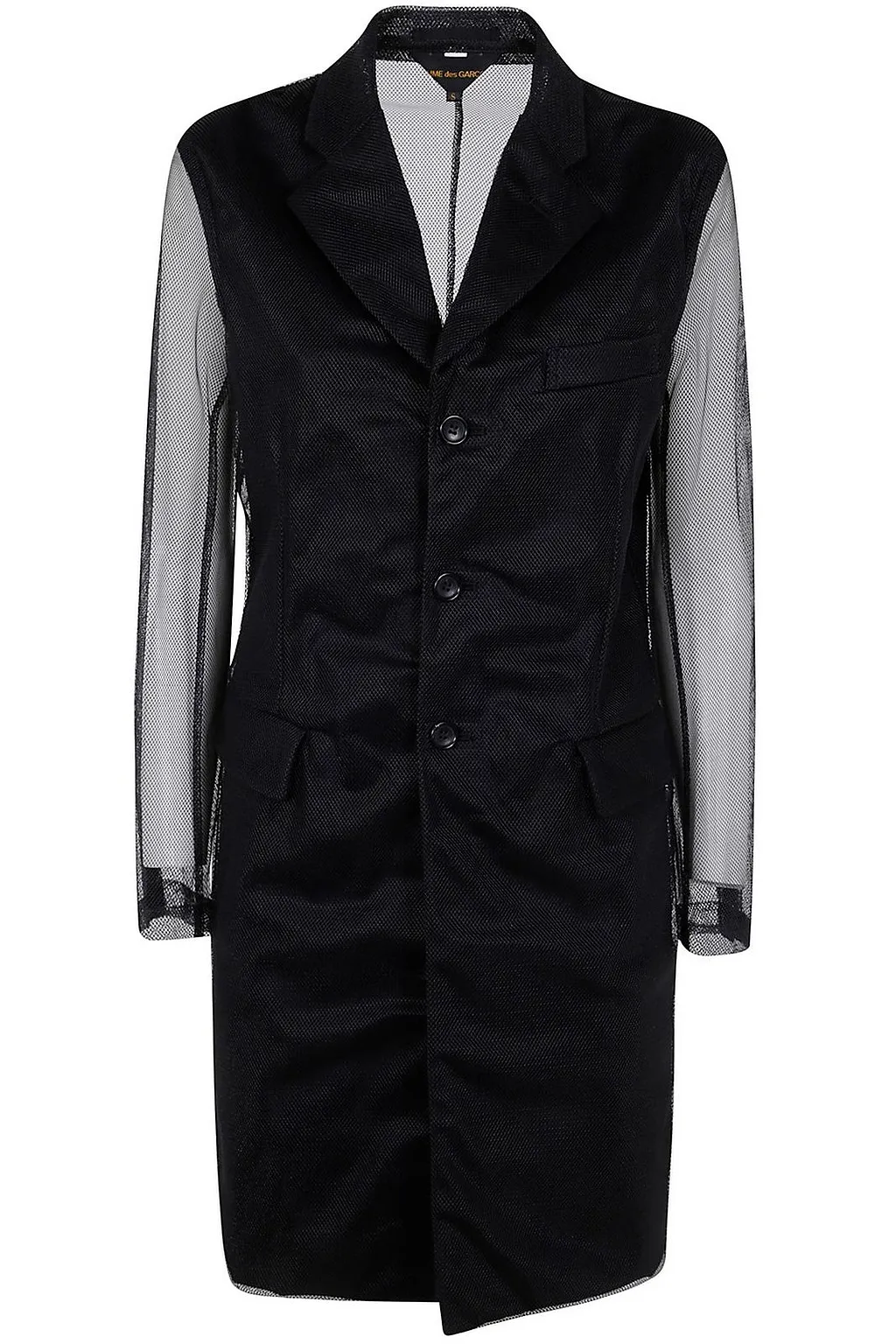 Comme Des GarÇOns Sheer Panelled Coat