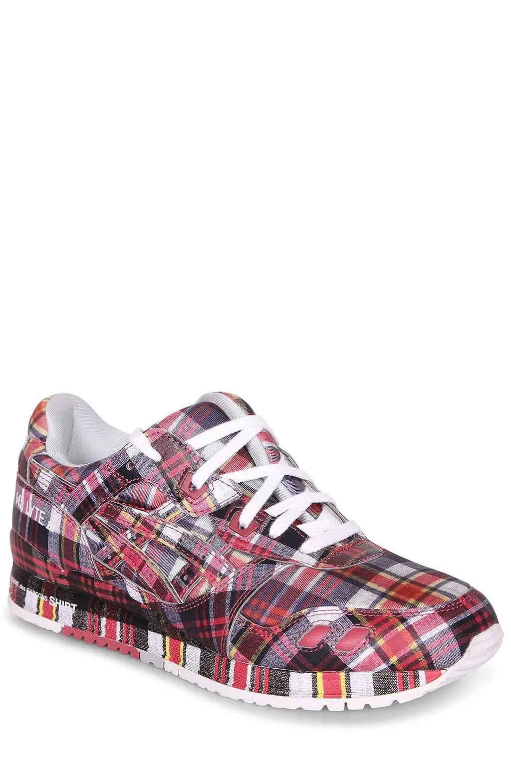 Comme Des GarÇOns Shirt Checked Lace-Up Sneakers