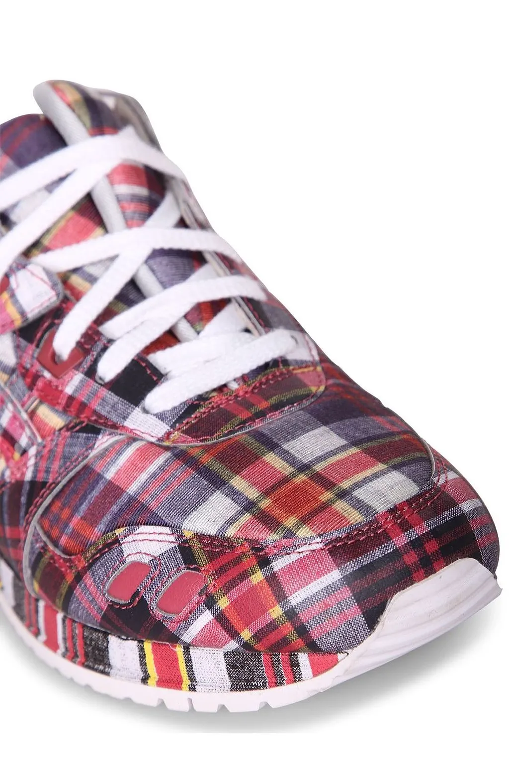 Comme Des GarÇOns Shirt Checked Lace-Up Sneakers