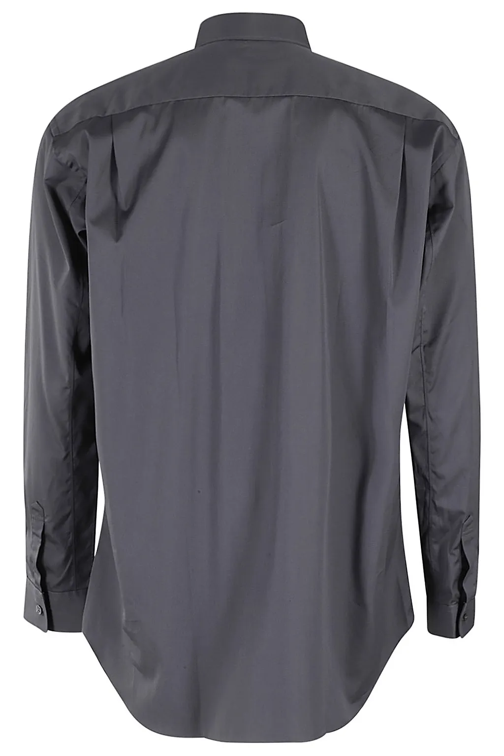 Comme Des GarÇOns Shirt Curved Hem Buttoned Shirt