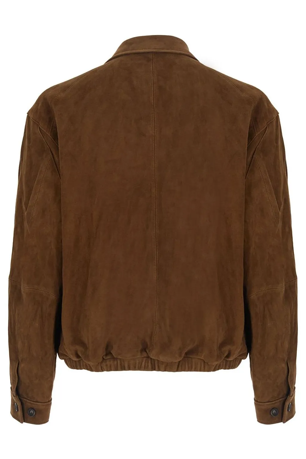 Pleated Zip-Front Jacket