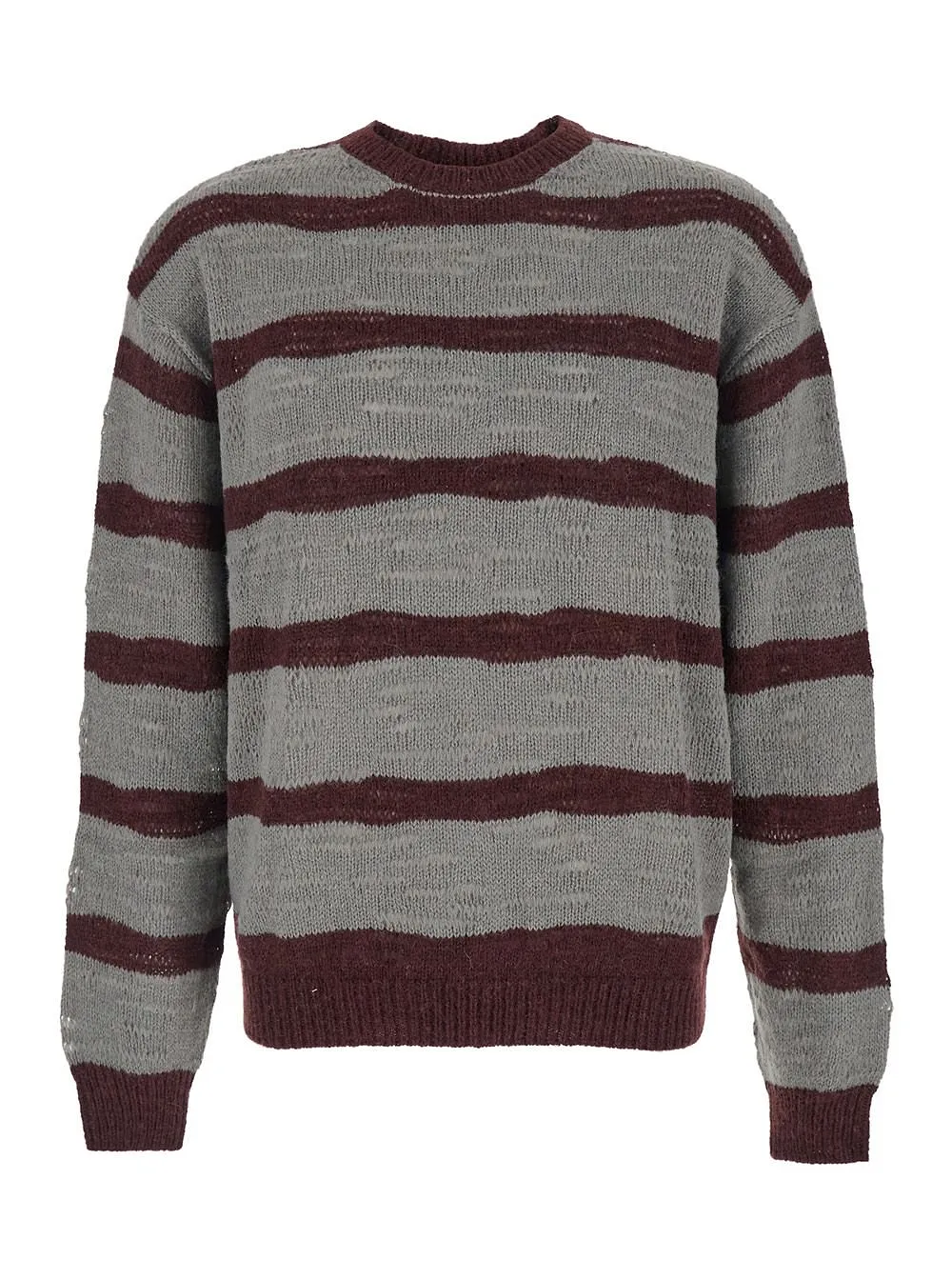 Coor Striped Crew Neck Knitted Sweater