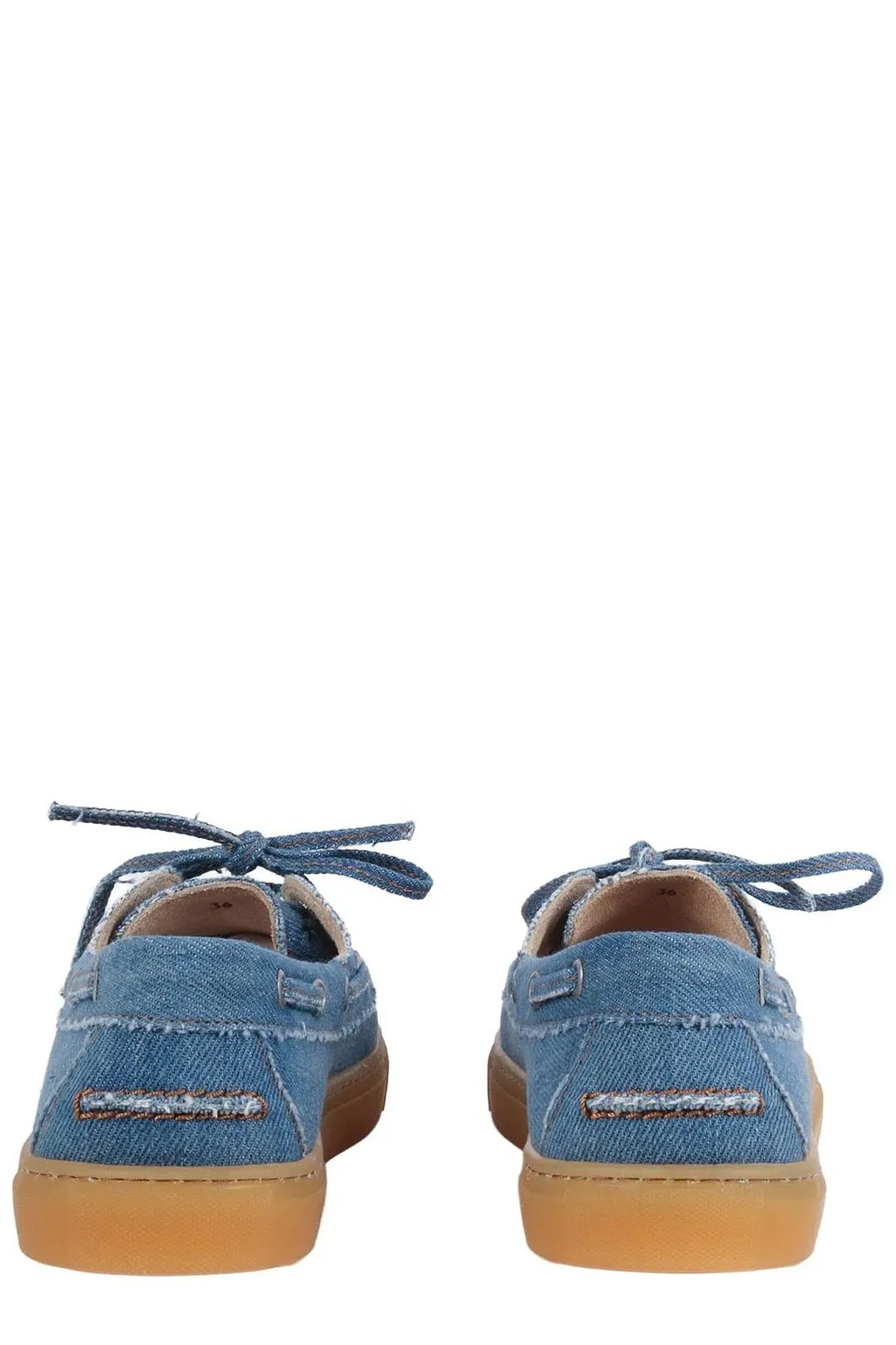 Copenhagen Almond Toe Lace-Up Boat Shoes