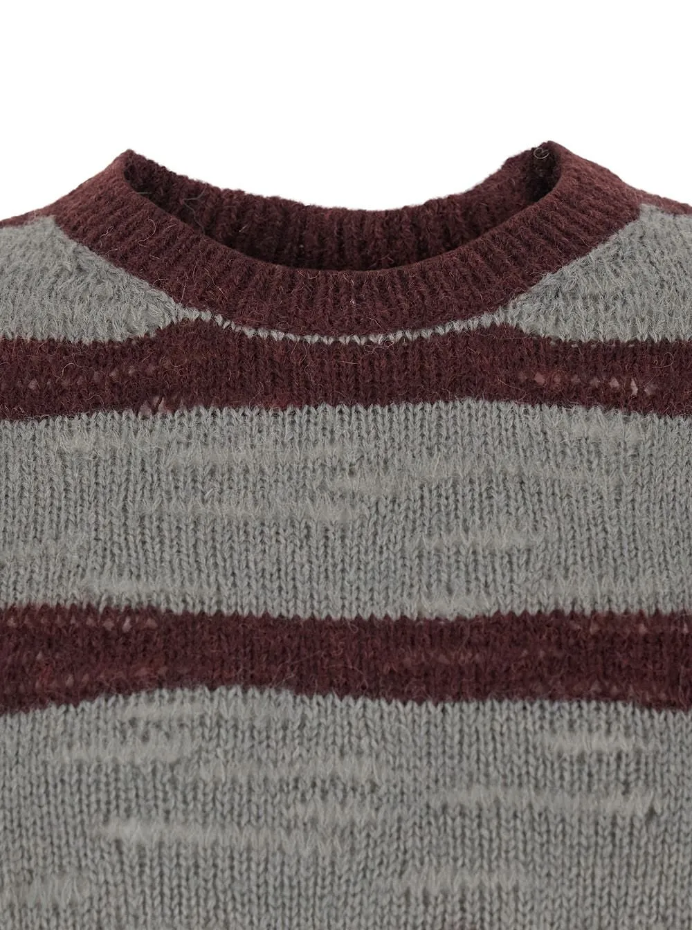 Coor Striped Crew Neck Knitted Sweater