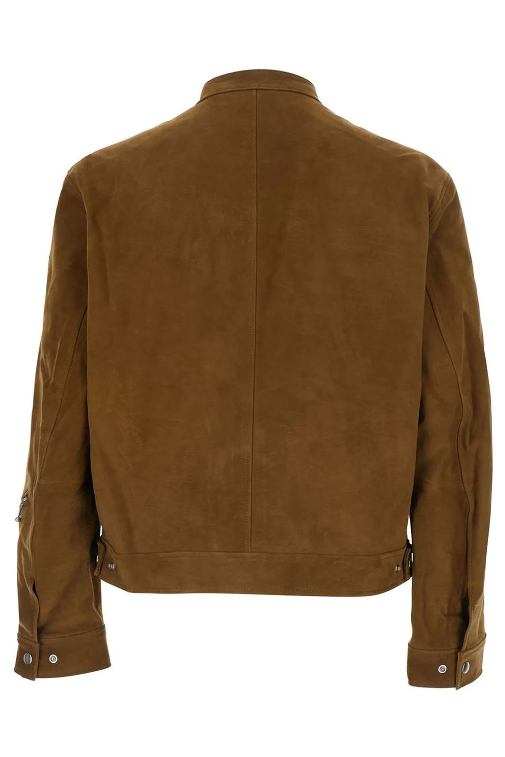 Coor Stand Collar Suede Zip Jacket