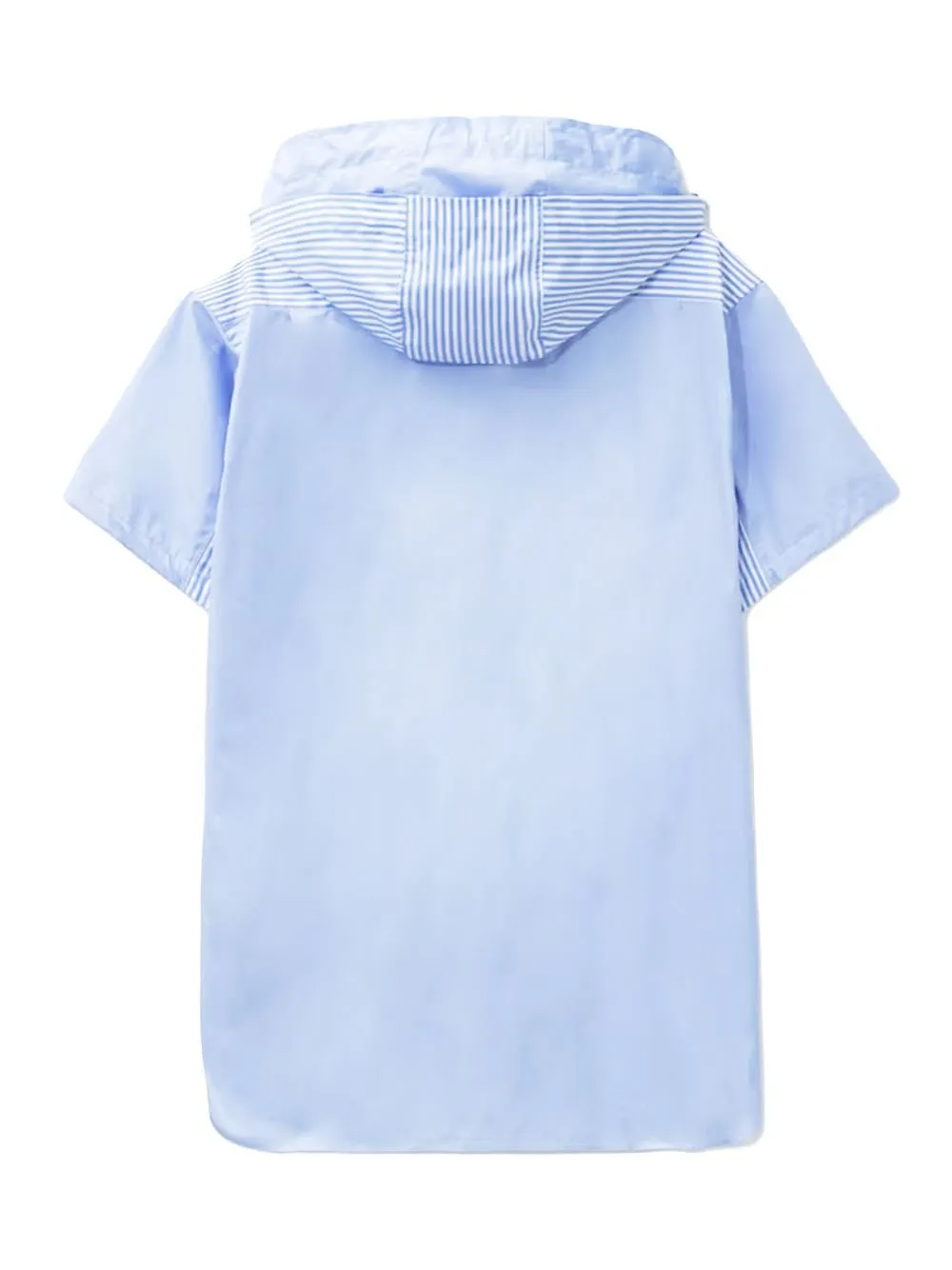 Comme Des GarÇOns Shirt Hooded Stripe-Pattern Buttoned Shirt