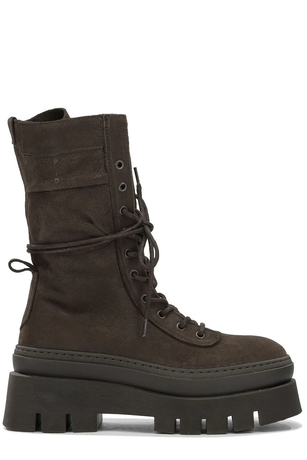 Copenhagen Lace-Up Ankle Boots