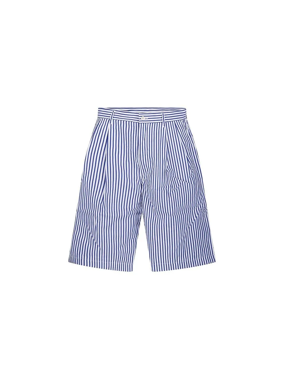 Comme Des GarÇOns Shirt Pinstripe Bermuda Shorts