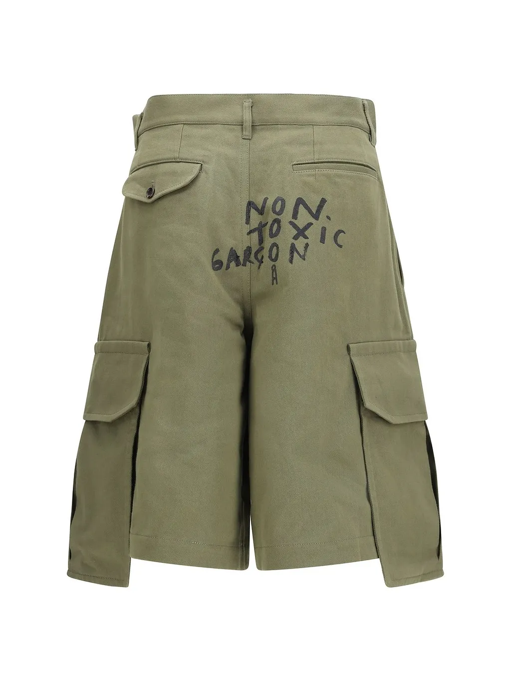 Comme Des GarÇOns Shirt Printed Cargo Shorts