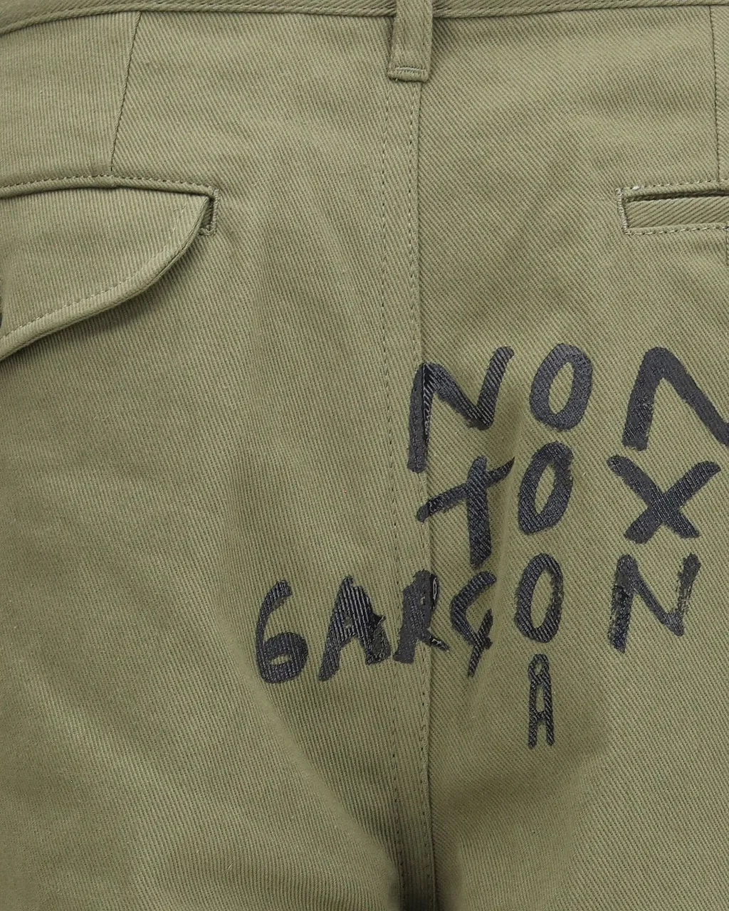 Comme Des GarÇOns Shirt Printed Cargo Shorts