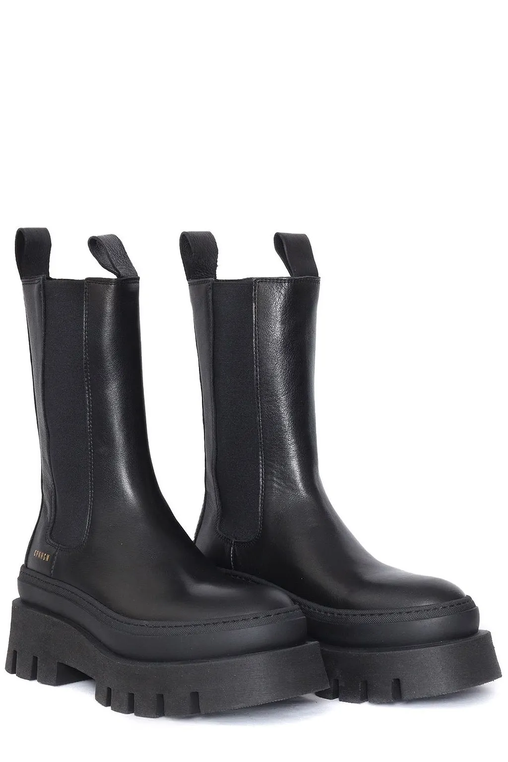 Round Toe Platform Chelsea Boots