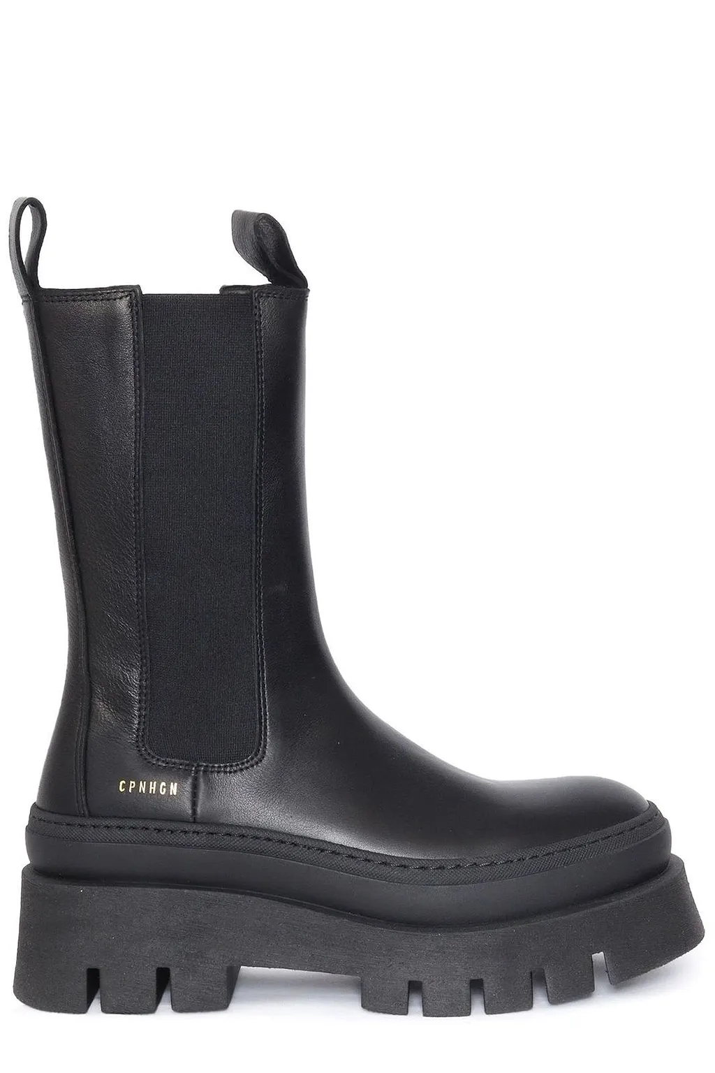 Round Toe Platform Chelsea Boots
