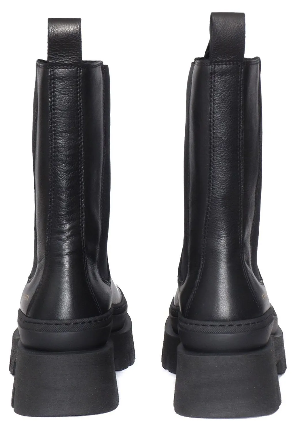 Round Toe Platform Chelsea Boots