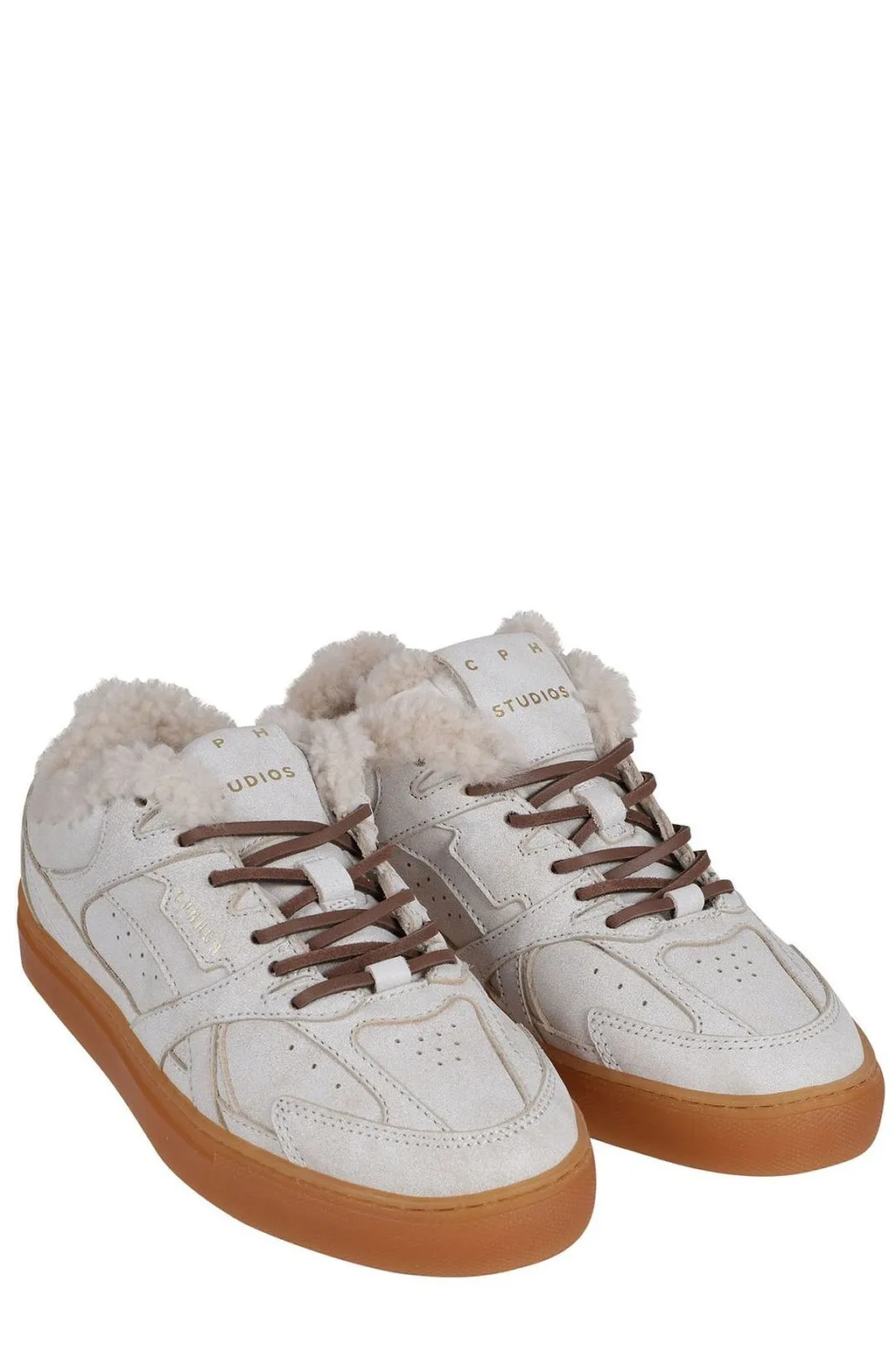 Copenhagen Studios Cph63 Shearling Low-Top Sneakers