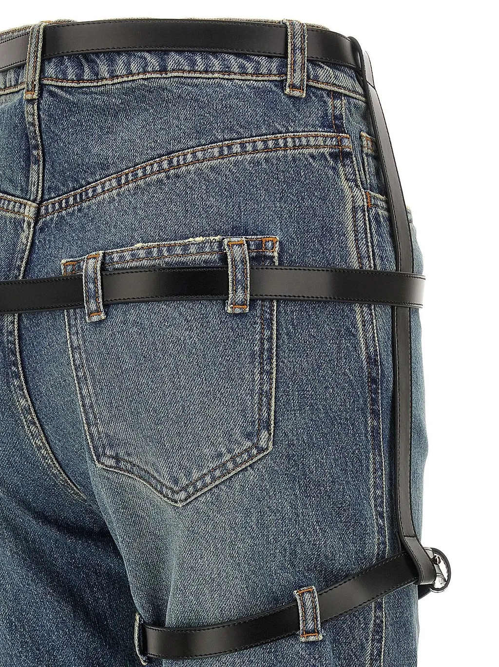 Coperni Multi Belt Denim Jeans