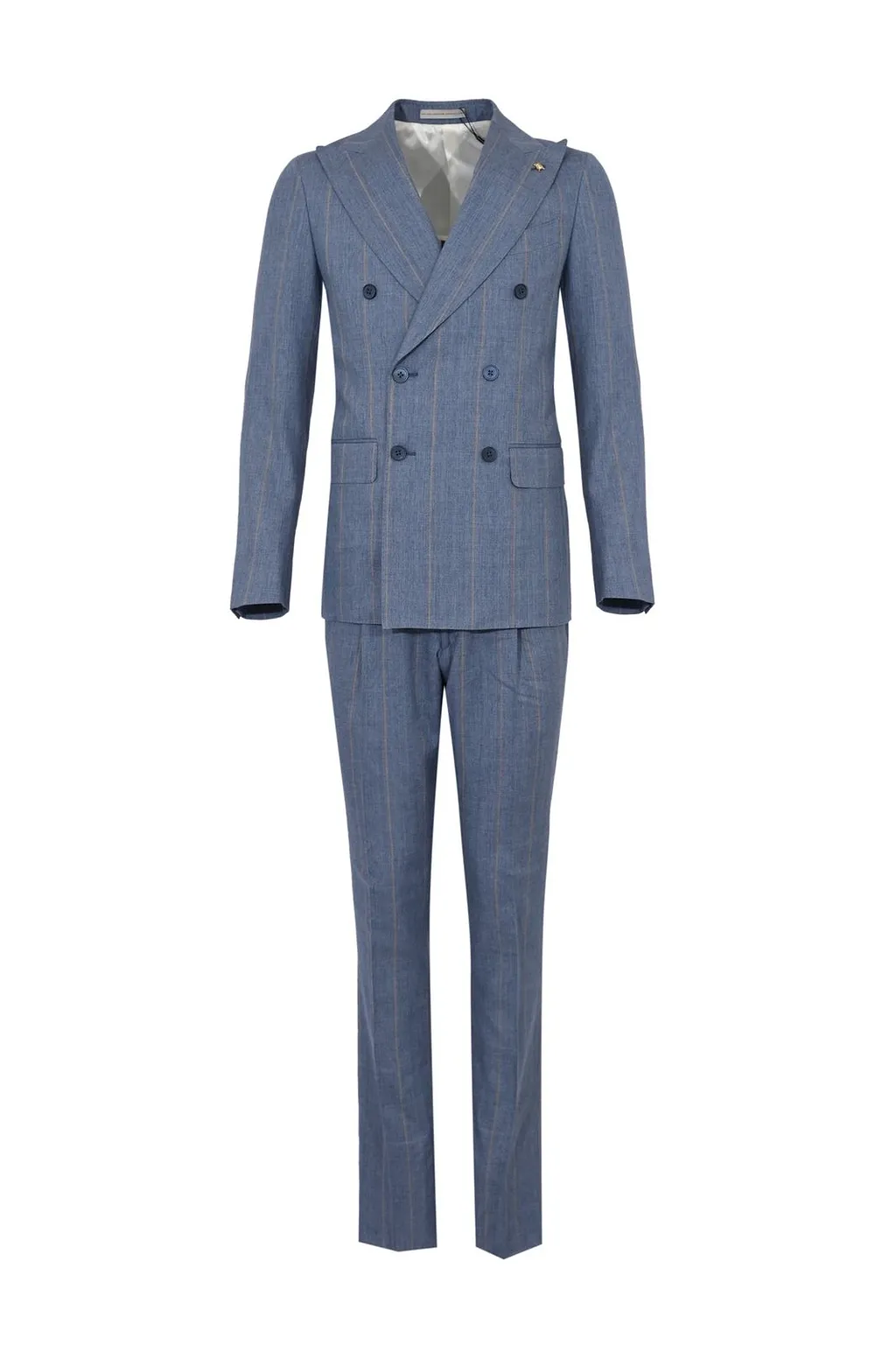 Corneliani Pinstripe Double-Breasted Suit