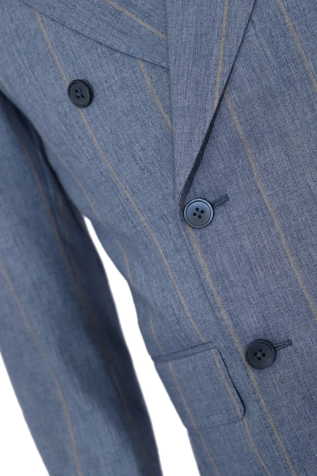 Corneliani Pinstripe Double-Breasted Suit