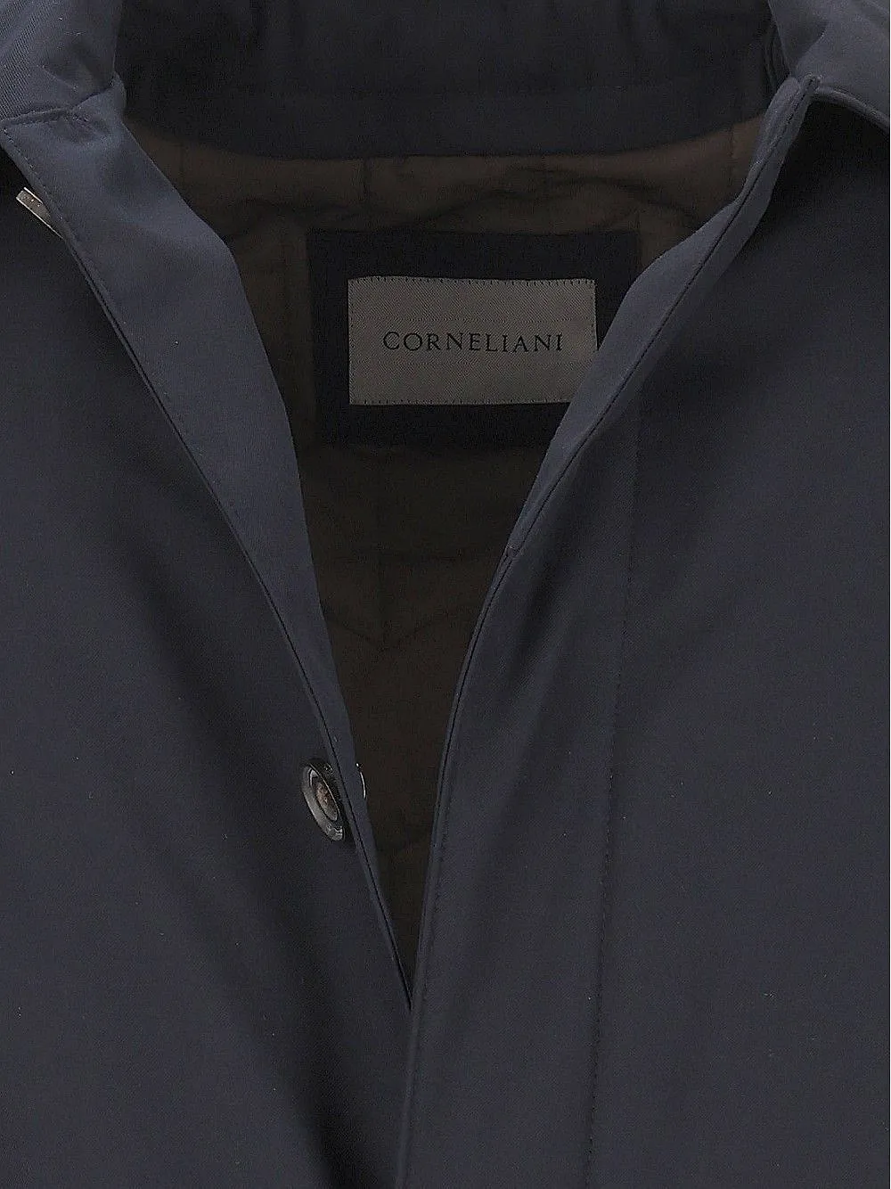 Corneliani Quilted Waterproof Car Coat