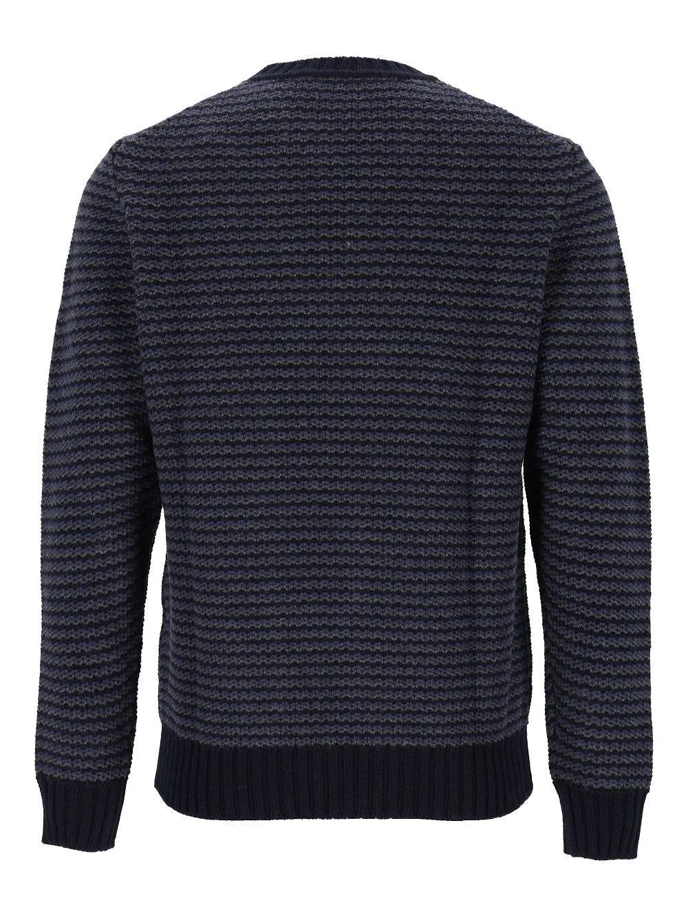 Corneliani Textured Striped Knitted Sweater