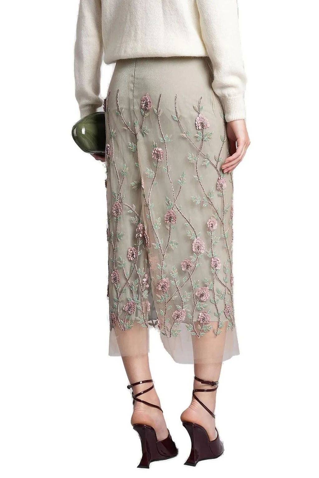 Costarellos Zephee Tulle Skirt