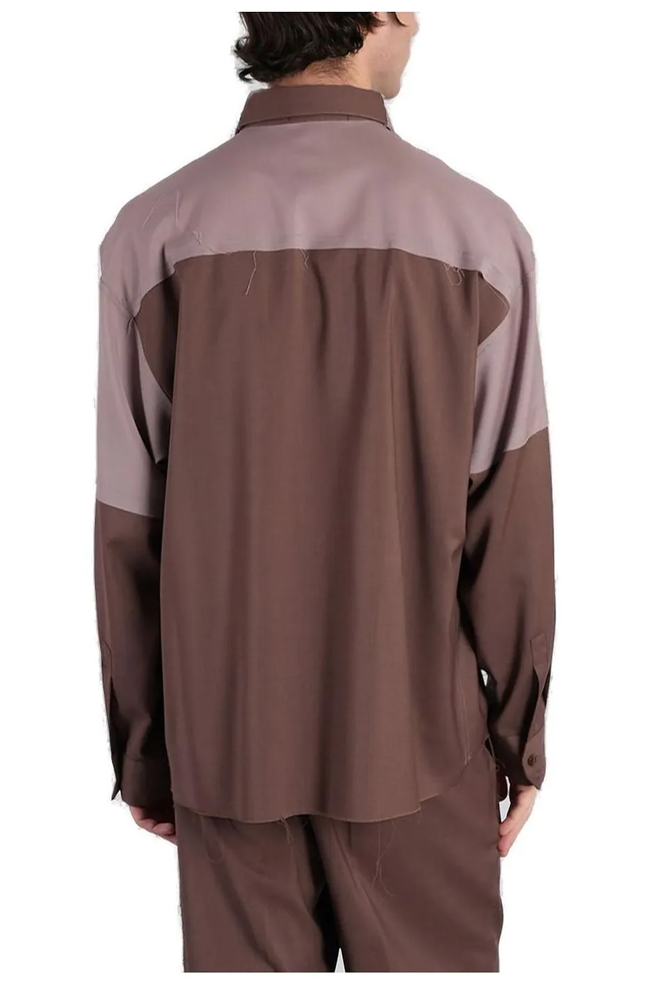 Costumein Long Sleeved Colour-Block Shirt