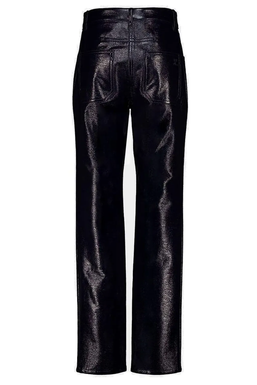 CourrÈGes 5 Pockets Vinyl Effect Pants