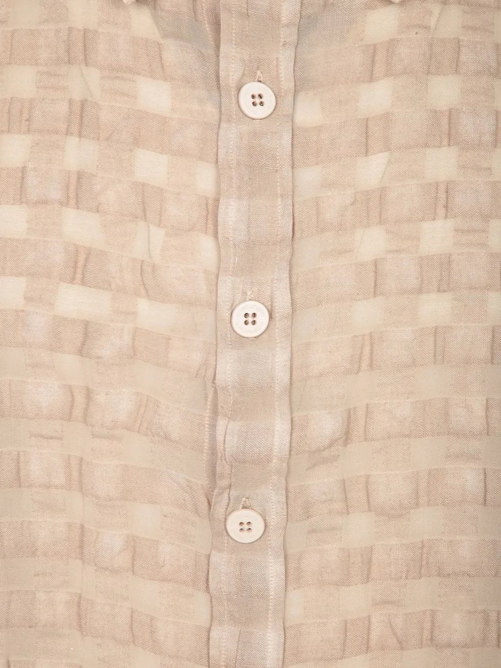 Costumein Short Sleeve Square Print Shirt
