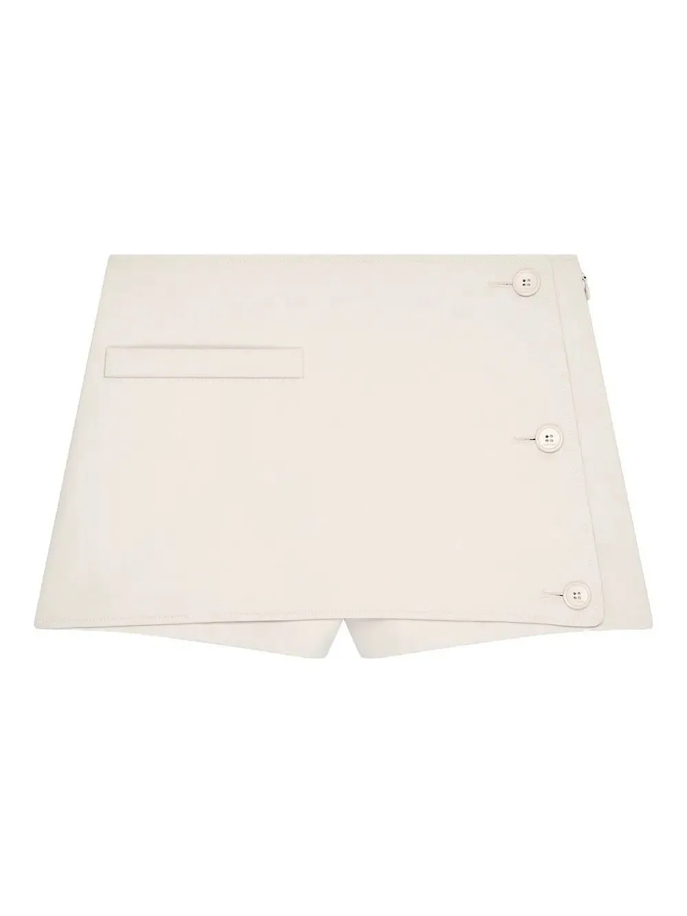 CourrÈGes Asymmetric Wrap Shorts