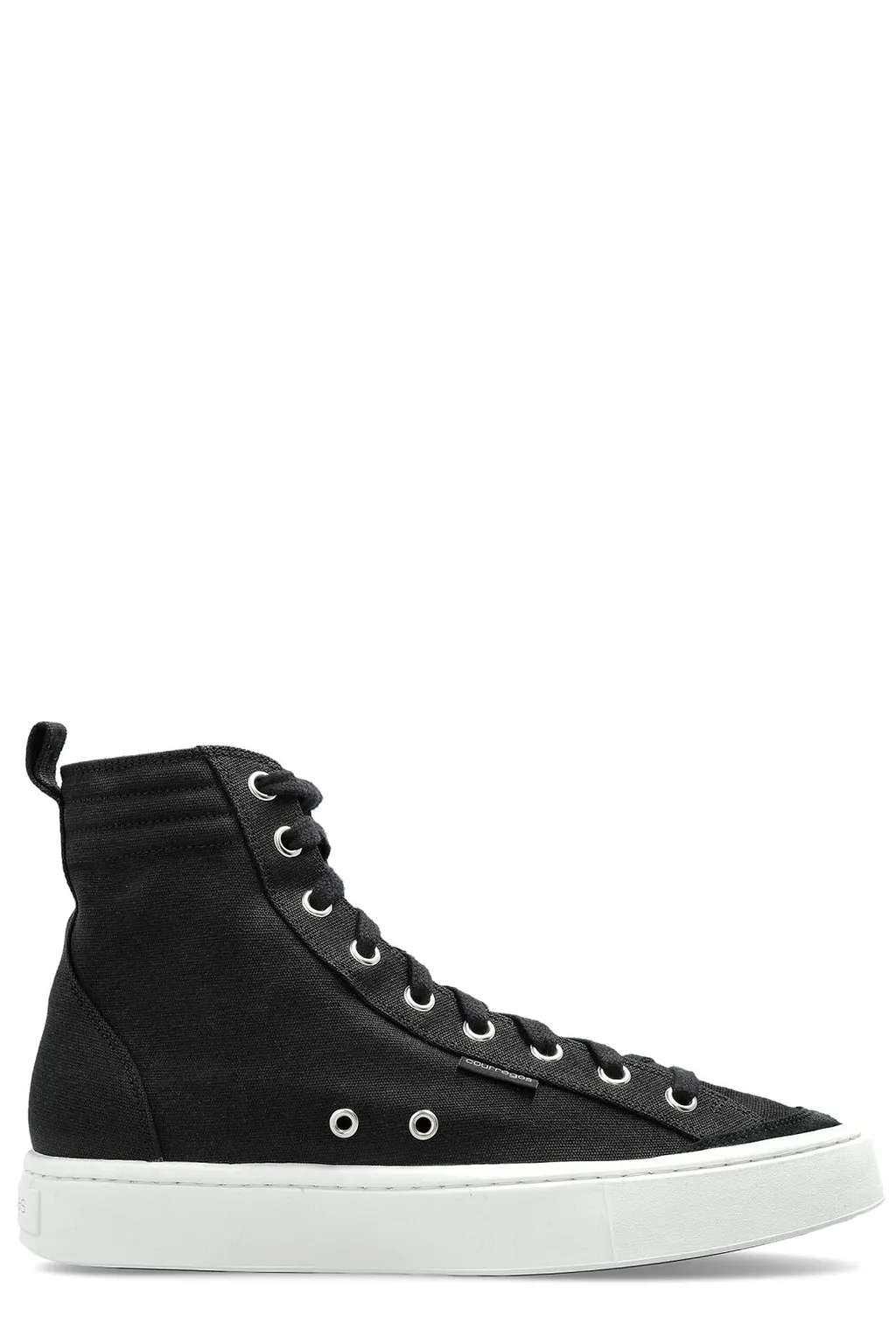 CourrÈGes Canvas 01 Mid Lace-Up Sneakers
