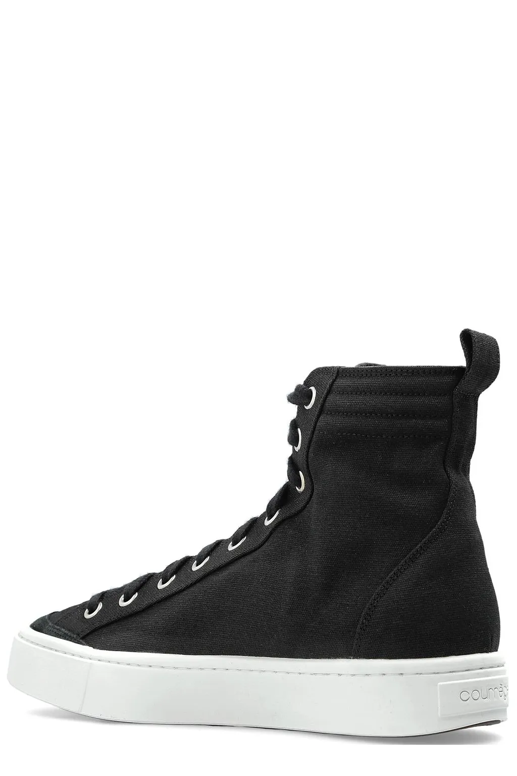 CourrÈGes Canvas 01 Mid Lace-Up Sneakers