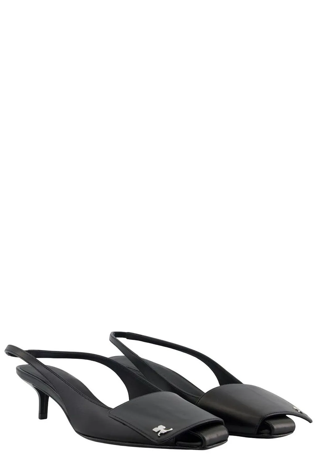 CourrÈGes Fold Slingback Pumps