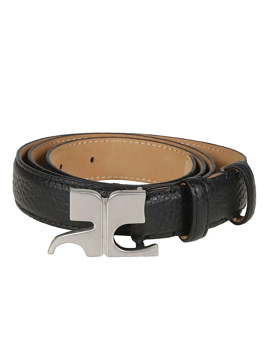 CourrÈGes Logo Buckle Belt