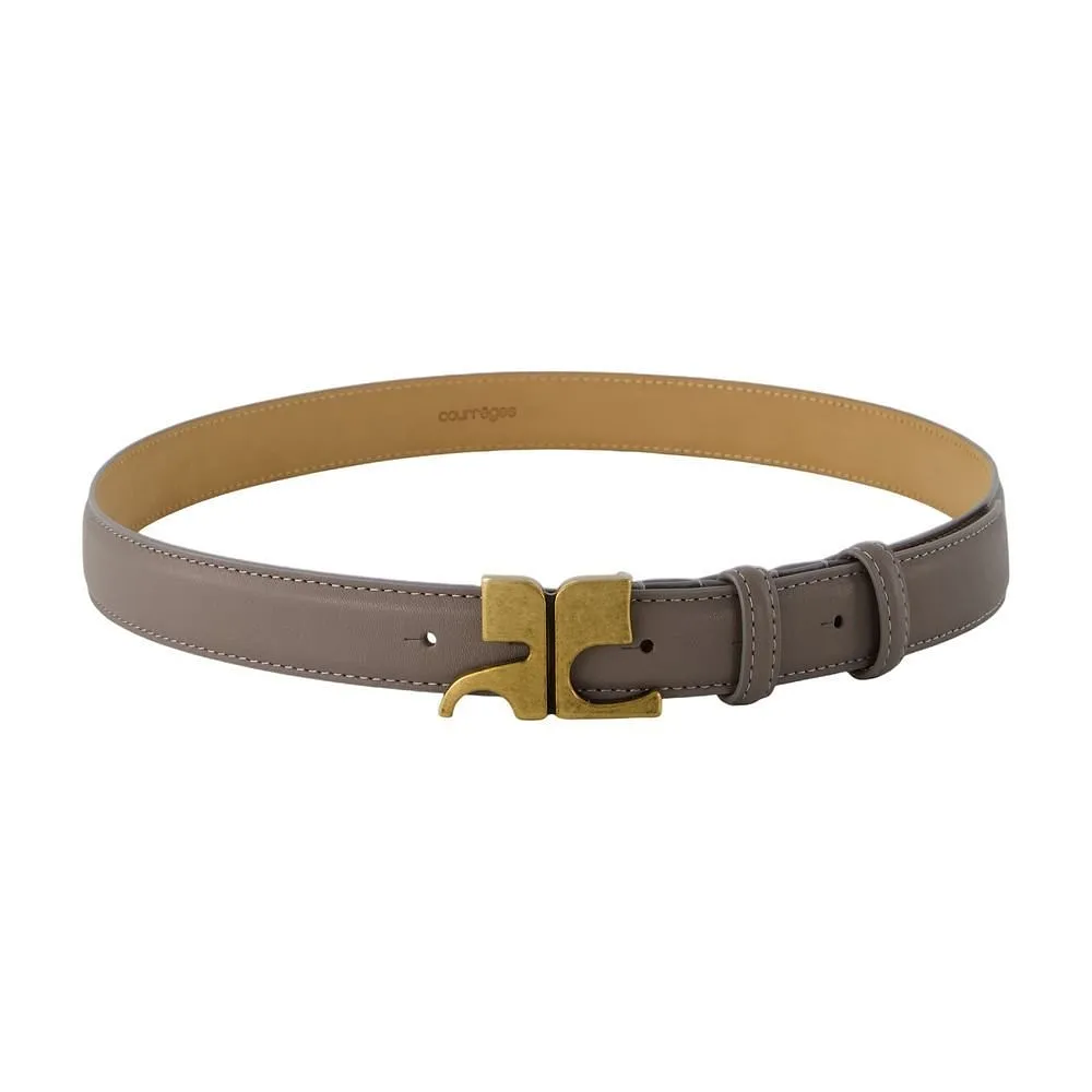 CourrÈGes Logo Buckle Fastened Belt